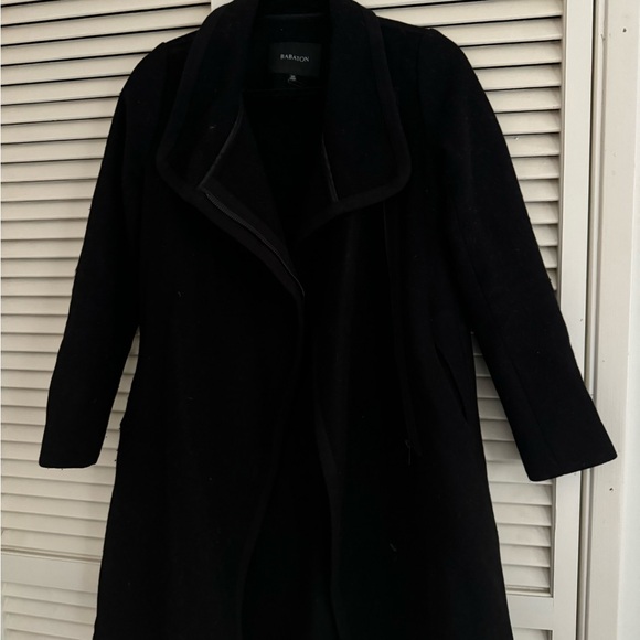 Black Babaton Wool Coat - Picture 4 of 7